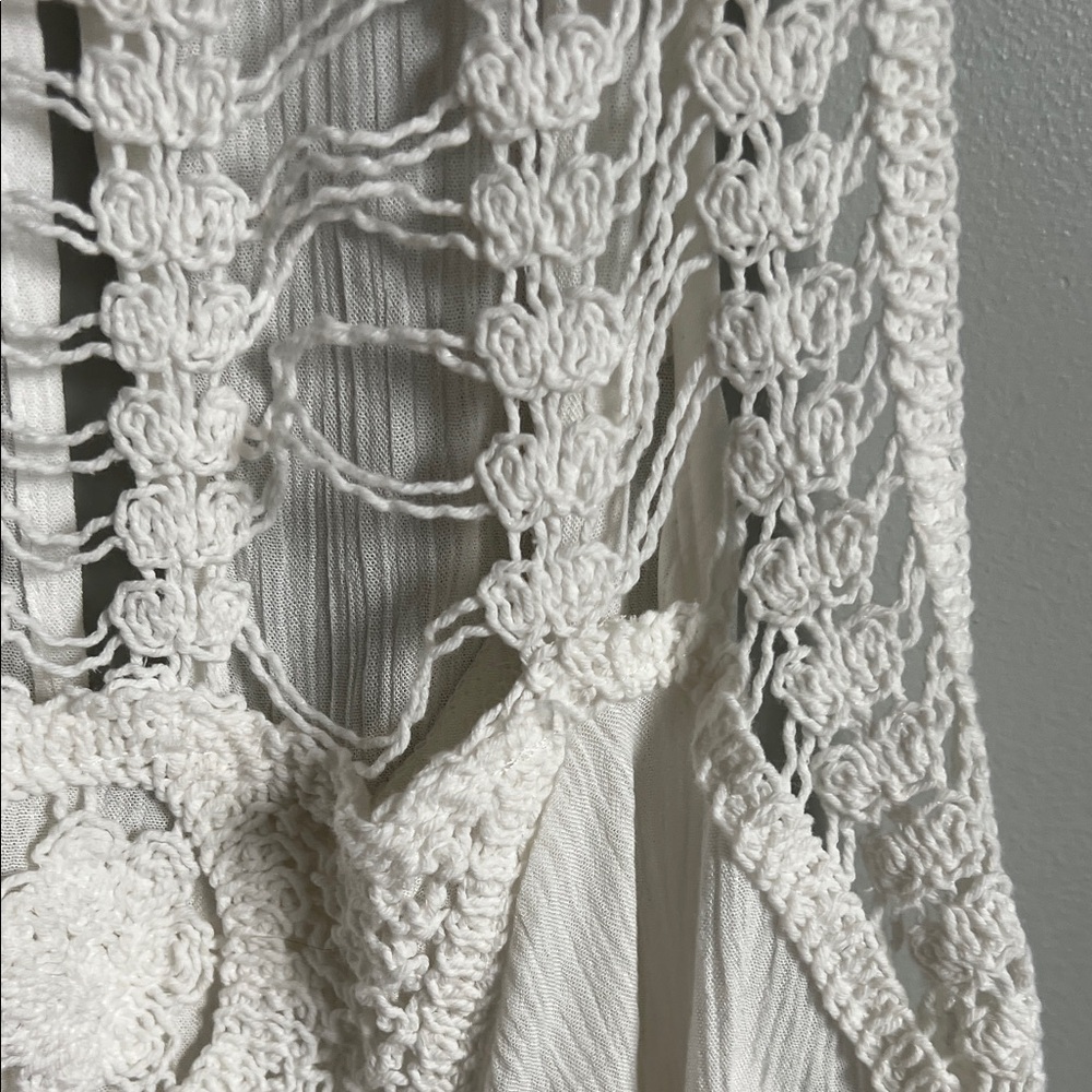 Maurices White Crochet Detail Blouse - Picture 5 of 8